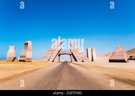 Tor von Allah im Ras Mohamed Nationalpark. RAS Muhammad in Ägypten am südlichen Ende der Sinai-Halbinsel. Stockfoto