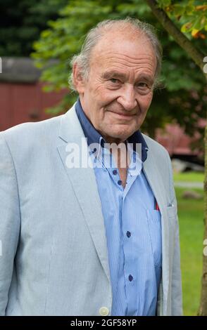 Michael Mendl beim Gipfeltreffen in Schwarzenberg. 21.08.2021 Stockfoto