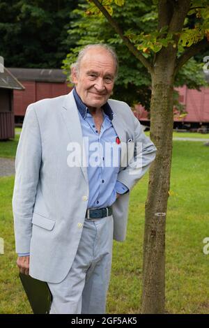 Michael Mendl beim Gipfeltreffen in Schwarzenberg. 21.08.2021 Stockfoto