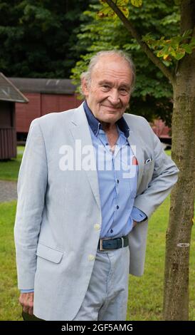 Michael Mendl beim Gipfeltreffen in Schwarzenberg. 21.08.2021 Stockfoto