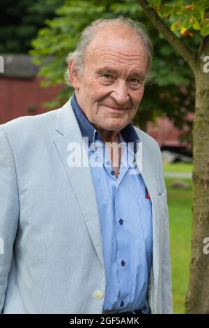 Michael Mendl beim Gipfeltreffen in Schwarzenberg. 21.08.2021 Stockfoto