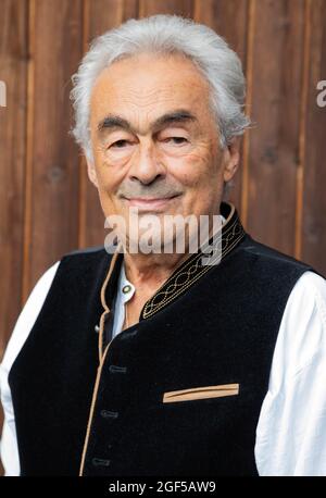 Giso Weißbach beim Gipfeltreffen in Schwarzenberg. 21.08.2021 Stockfoto