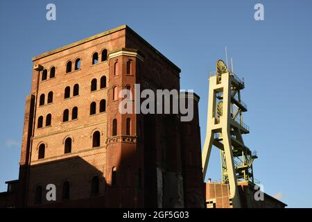 Altes verlassene Industriegebäude in Deutschland Stockfoto