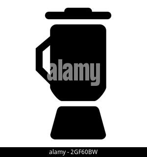 Icon Vector of Coffee Blender - Glyph Style - einfache Illustration, editierbarer Strich, Design Template Vektor, gut für Drucke, Poster, Werbung, Stock Vektor