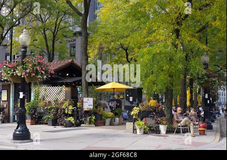 Der Louis Mariano Park, Chicago IL Stockfoto