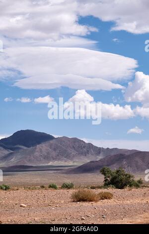 Mongolische Steinwüste Naturlandschaft im Südwesten der Mongolei Stockfoto