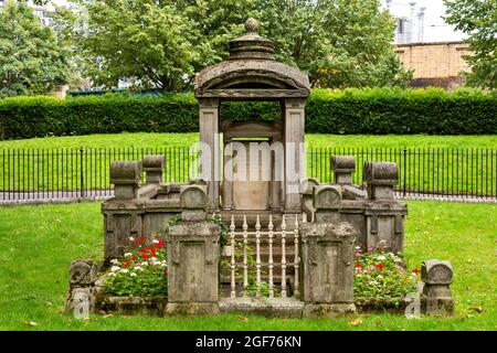 LONDON SOMERS STADT SAINT PANCRAS ALTE KIRCHE DAS SOANE MAUSOLEUM INSCHRIFT AUF DIESER SEITE FÜR SIR JOHN SOANE RA FRS Stockfoto