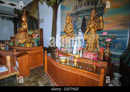 Buddhistisches Kloster Brahma Vihara Ashrama, Banjar, Bali, Indonesien Stockfoto