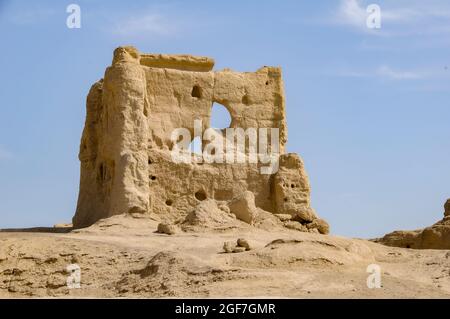 Alte Stadt in der Provinz Xinjiang China Stockfoto