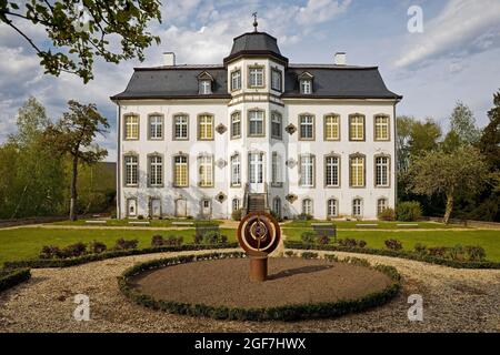 Schloss Zweibrueggen, Wurmtal, Uebach-Palenberg, Niederrhein, Nordrhein-Westfalen, Deutschland Stockfoto