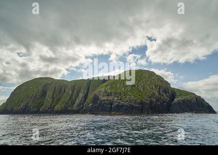 Eilean Mhuire auf den Shiant Isles Stockfoto