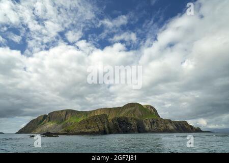 Eilean Mhuire auf den Shiant Isles Stockfoto