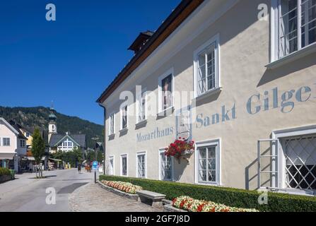 Mozarthaus, Sankt Gilgen am Wolfgangsee, Salzkammergut, Land Salzburg, Österreich Stockfoto