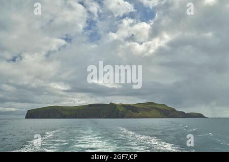 Eilean Mhuire auf den Shiant Isles Stockfoto