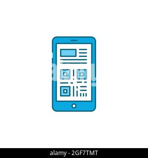 Passagiere sitzen auf den Sitzen auf dem Symbol der Flugzeugfarbe. Piktogramm für Webseite, mobile App, Promo. UI UX GUI Design-Element. Stock Vektor