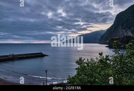 Seixal Beach, Nordseite der Insel Madeira Stockfoto