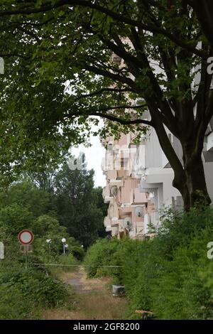 Hannibal II Wolkenkratzer in Dortmund Dorstfeld Stockfoto
