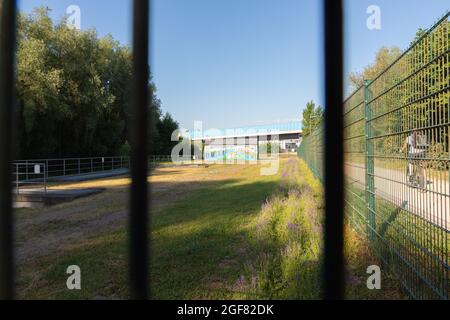 Der Emscher in Dortmund, Deutschland Stockfoto