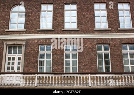 Altes deutsches Haus in Issum, Nordrhein-Westfalen, Deutschland Stockfoto