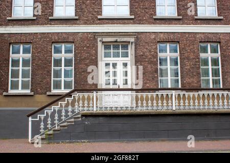 Altes deutsches Haus in Issum, Nordrhein-Westfalen, Deutschland Stockfoto