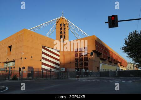 Genua, Italien, 23. August 2021. Eine allgemeine Ansicht des Stadions vor der Serie A Spiel bei Luigi Ferraris, Genua. Bildnachweis sollte lauten: Jonathan Moscrop / Sportimage Stockfoto