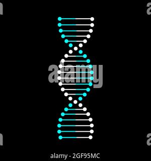 DNA-Zelllebensmolekül Gesundheitswesen medizinisches Logo und Symbole. Stock Vektor