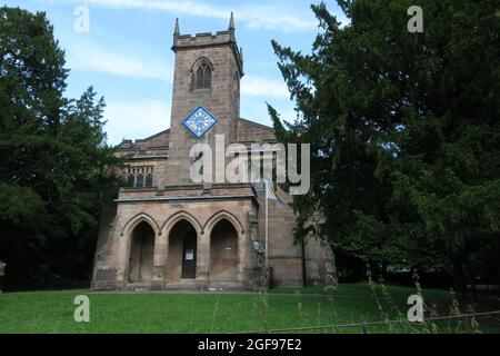 St Marys Kirche Cromford Derbyshire Großbritannien Stockfoto