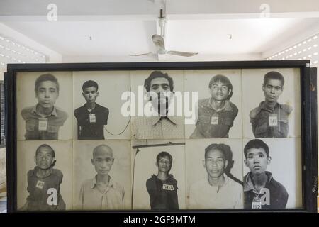 Khmer Rouge S-21 Foltergefängnis Stockfoto