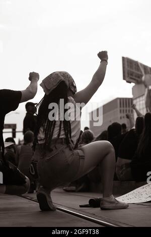 Black Lives Matter Protest Stockfoto