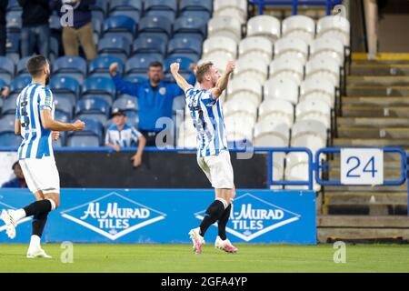 Huddersfield, Großbritannien. 24. Aug, 2021. In Huddersfield, Vereinigtes Königreich am 8/24/2021. (Foto von Ben Early/News Images/Sipa USA) Quelle: SIPA USA/Alamy Live News Stockfoto