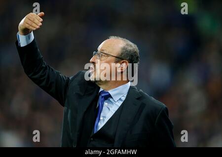 Huddersfield, Großbritannien. August 2021. Rafa Be'TS Manager von Everton in Huddersfield, Großbritannien am 8/24/2021. (Foto von Ben Early/News Images/Sipa USA) Quelle: SIPA USA/Alamy Live News Stockfoto