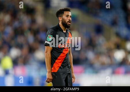 Huddersfield, Großbritannien. August 2021. Andros Townsend #14 von Everton in Huddersfield, Vereinigtes Königreich am 8/24/2021. (Foto von Ben Early/News Images/Sipa USA) Quelle: SIPA USA/Alamy Live News Stockfoto