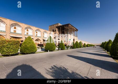 Ali qapu Palast, Imam Platz, Isfahan (Esfahan), Isfahan Provinz, Iran, Persien, Westasien, Asien Stockfoto