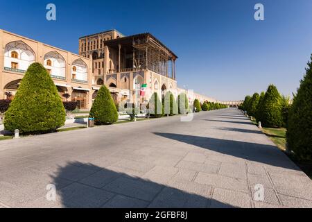 Ali qapu Palast, Imam Platz, Isfahan (Esfahan), Isfahan Provinz, Iran, Persien, Westasien, Asien Stockfoto