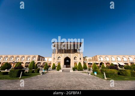 Ali qapu Palast, Imam Platz, Isfahan (Esfahan), Isfahan Provinz, Iran, Persien, Westasien, Asien Stockfoto