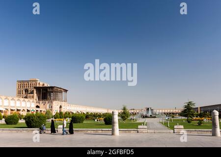 Ali qapu Palast, Imam Platz, Isfahan (Esfahan), Isfahan Provinz, Iran, Persien, Westasien, Asien Stockfoto