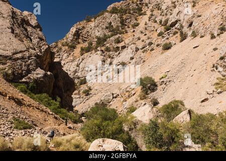 Tal des Zagros-Gebirges, um das vermeintliche Schlachtfeld des „Persischen Tores“, Alexander des Großen, Vorort Yasuj, Iran, Persien, Westasien, Asien Stockfoto