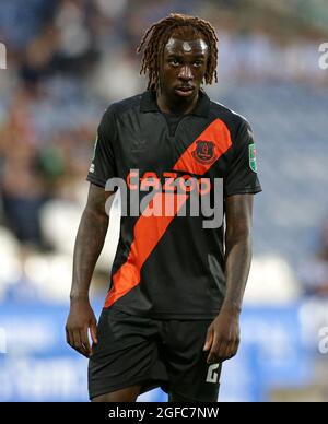 Huddersfield, West Yorkshire, Großbritannien. 24. August 2021; The John Smith's Stadium, Huddersfield, West Yorkshire, England, EFL Cup Football, Huddersfield Town versus Everton; Moise Kean of Everton Credit: Action Plus Sports Images/Alamy Live News Stockfoto