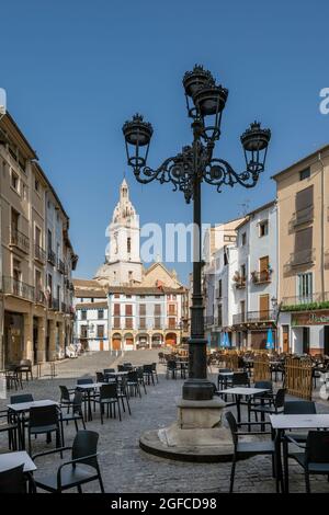 Plaza del Mercado (Marktplatz), Xativa, Bundesland Valencia, Spanien Stockfoto