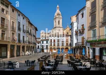 Plaza del Mercado (Marktplatz), Xativa, Bundesland Valencia, Spanien Stockfoto