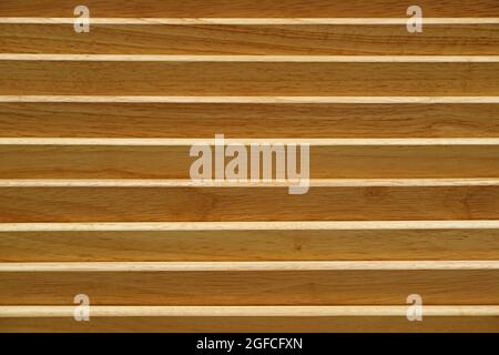 Überlappende Holzplanken Wand für abstrakten Hintergrund Stockfoto