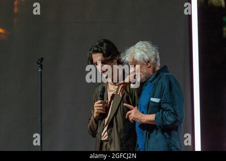 Michele Placido e Giovanni Caccamo – Parola Tour – Stockfoto