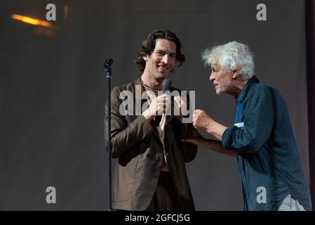 Michele Placido e Giovanni Caccamo – Parola Tour – Stockfoto