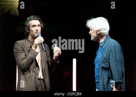 Michele Placido e Giovanni Caccamo – Parola Tour – Stockfoto
