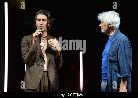Michele Placido e Giovanni Caccamo – Parola Tour – Stockfoto