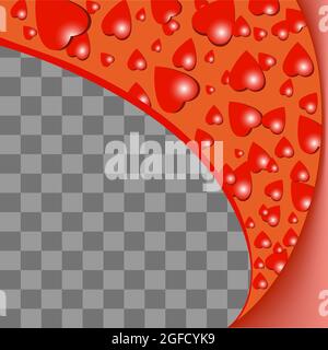 valentine Hintergrund Illustration, mit hellen Lichteffekt sieht elegant und luxuriös Stock Vektor