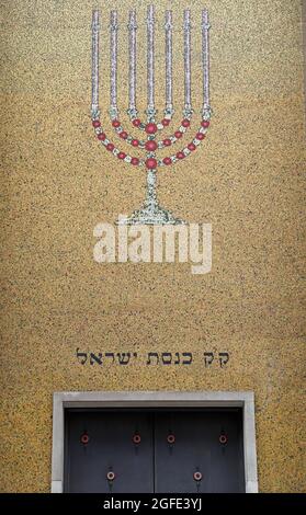Die Central Synagogue in der Great Portland Street in London Stockfoto