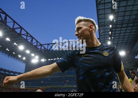 Mailand, Italien, 21. August 2021. Ionut Radu vom FC Internazionale beim Spiel der Serie A in Giuseppe Meazza, Mailand. Bildnachweis sollte lauten: Jonathan Moscrop / Sportimage Stockfoto