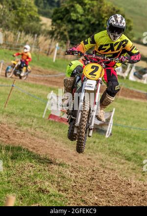 Motorcycle Racing Association Ireland Charity Classic Moto-X, Ballysallagh, County Down, Nordirland, 13/14. August 2021 Stockfoto