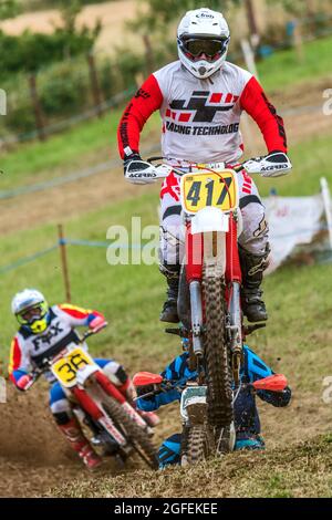 Motorcycle Racing Association Ireland Charity Classic Moto-X, Ballysallagh, County Down, Nordirland, 13/14. August 2021 Stockfoto